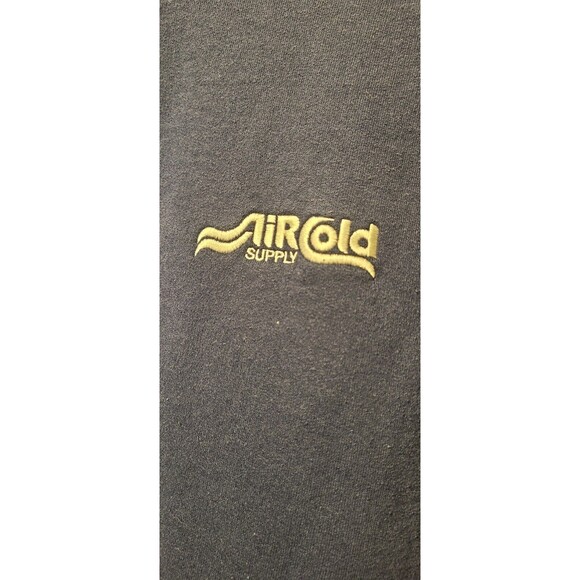 AirColdSupply Crew Neck Sweatshirt Port & Co Small Unisex Embroidered Grunge - Picture 2 of 7